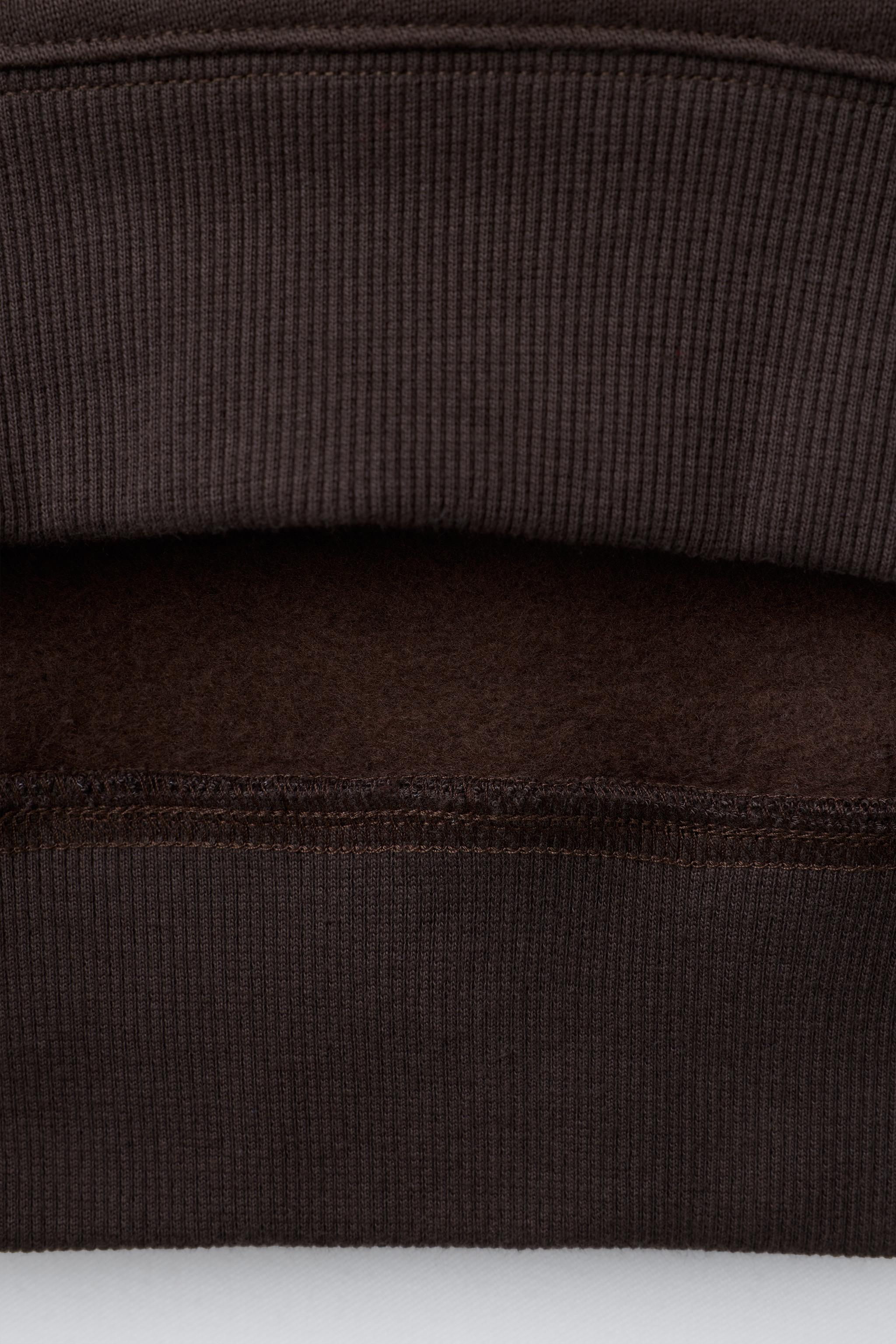 SWEAT INSCRIPTION ET CHIEN BRODÉS